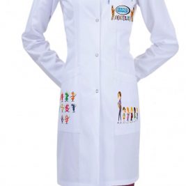 custom-printed-preschool-teacher-lab-coat-white - erzieher-arbeitskittel-mit-name-bedruckt - blouse-enseignante-maternelle-personnalisee
